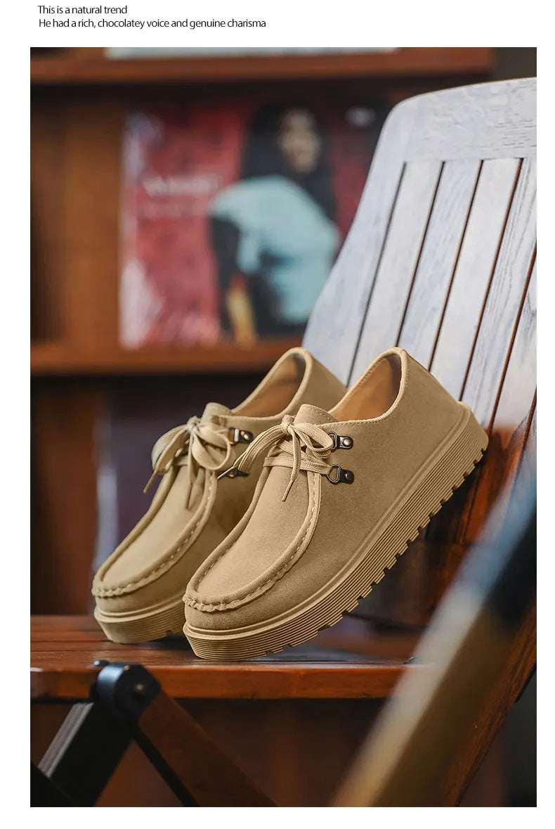Men Thick Soled Sneakers Fashion Spring/Autumn Soft Board Shoes Personalized Trend Versatile Multi Functional Men Casual Shoes