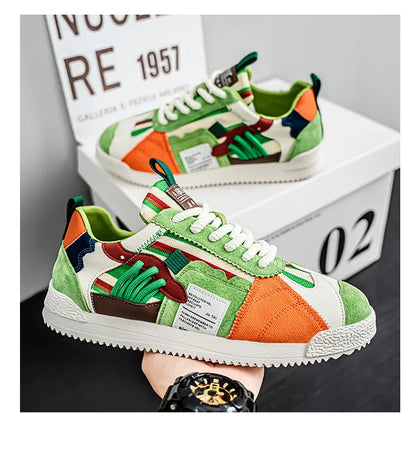Large Size Men's White Sneakers Autumn Comfortable Non Slip Running Shoes Luxury Soft Sole Fashion Lace Up Outdoor Casual Shoes