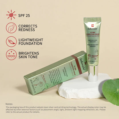 CC Cream Color Changing Liquid Foundation Centella Korean High Coverage Foundation Foundation Cream for Face Base Makeup