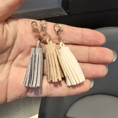 1Pcs Autumn Winter Maillard Tassel Pendant Shoe Charms Leather Flower Shoelace Buckle Sports Shoe Decoration Accessory Buckle