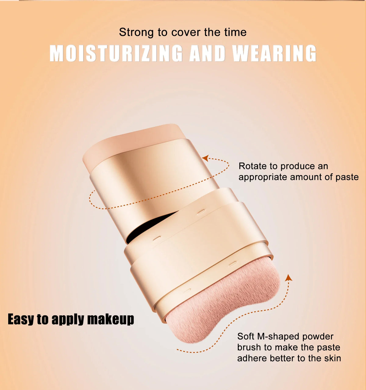 Face Foundation Contour Stick Long-wear Lightweight Brighten Stick Face Concealer Blemish Contouring Beauty Makeup