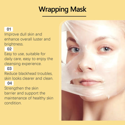 HOYGI Turmeric Collagen Mask Cleansing Pore Improves Spots Gentle Exfoliation Brightening Dullness Smoothing Peel-off Mask 75g
