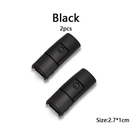 New Colorful Shoelaces Press buckle Metal Shoelace Clip Press Lock Kids Adult Shoes Accessories AF1 Sneaker Kits Metal Laces Tip