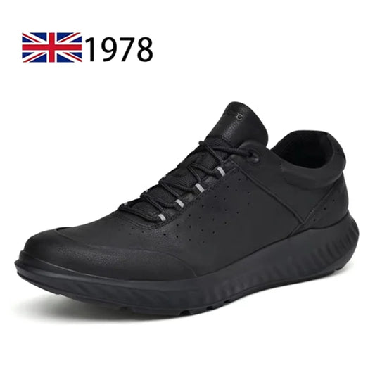 Men Shoes Autumn Winter Sports Casual Genuine Leather Soft Soled Outdoor Hiking Shoes Lightweight Breathable Non Slip Shoes Men