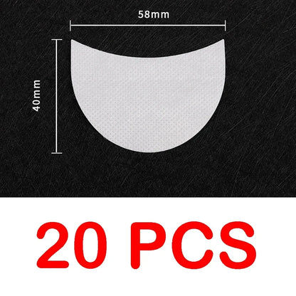 20/30/50pcs Eye Makeup Stencils Disposable Eyeshadow Stickers Eyeliner Shield Grafted Eyelashes Isolate Eyelash Removal Patches