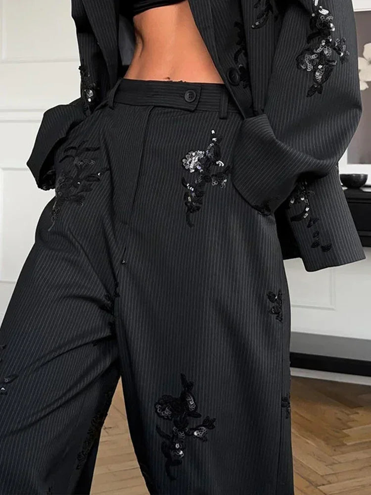 Solid Lapel Blazer Women Coats Fashion Full Sleeve Pocket One Button Jackets 2026 Autumn Daily Office Lady Commute Outwear