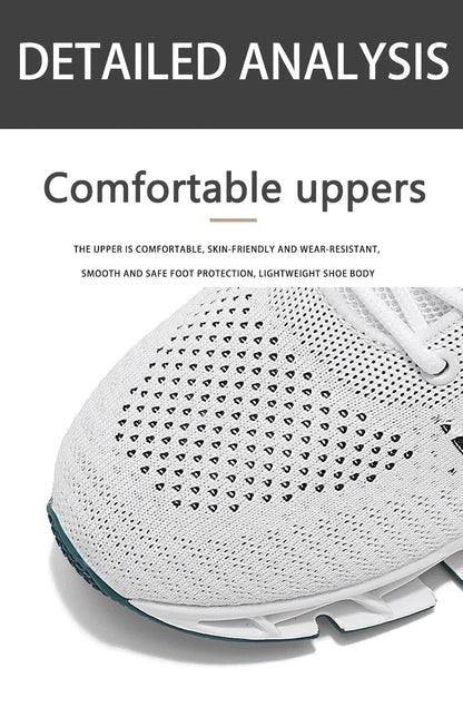 Casual Sneakers Mens Shock-absorb Running Shoes Lightweight Breathable Sports Shoes for Men 2026 New Trendy Gym Trainers for Man