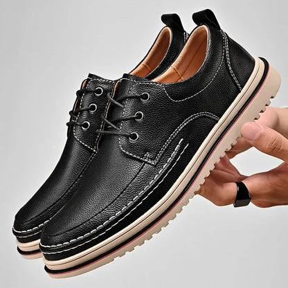 Leather Men Oxfords Shoes Handmade Italian Mens Casual Shoes  Brand Leisure Male Loafers
