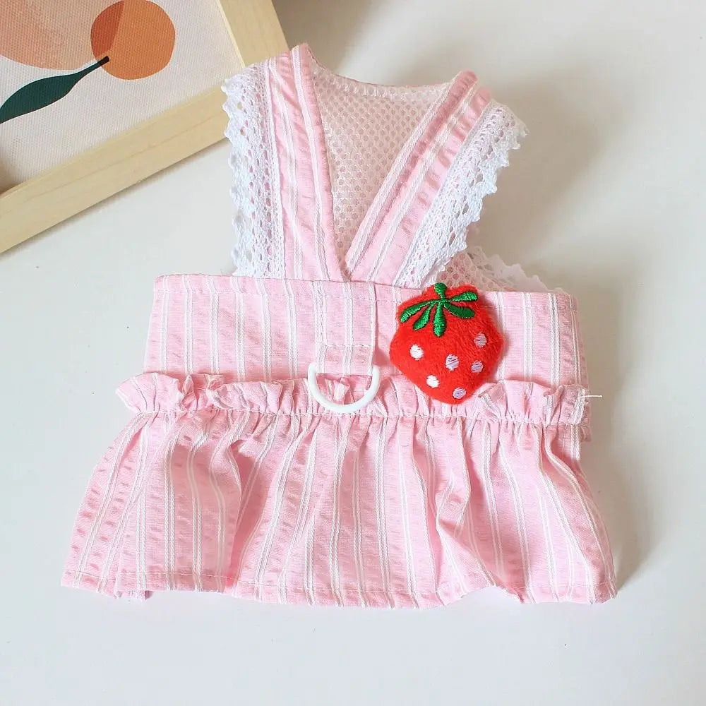 Pet Supplies Cute Dog Dress Breathable Thin Design Cat Princess Skirt Soft Pet Summer Clothes Kittens