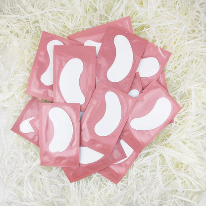25/50/100Pairs Eye Patches Under Eyelash Pads for Building Paper Patches Lint Free Stickers for False Eyelashes LAUKISS