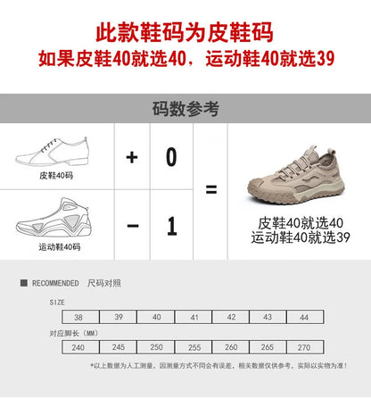 Oulylan Men's Summer Breathable Hollow Mesh Wading Shoes 2026 Outdoor Hiking Climbing Non-Slip Sport Sneakers Size 39-44