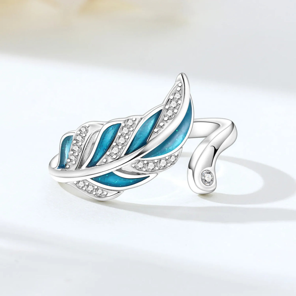Original 925 Sterling Silver Open Ring Exquisite Panda Dolphin Adjustable Ring Original Daily Fine Jewelry Women Birthday Gifts