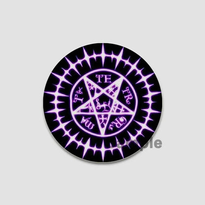 58MM Cartoon Comics Black Butler Creative DIY Badge Tinplate Plastic Pins Button Brooches for Backpack Accessories Jewelry Gifts