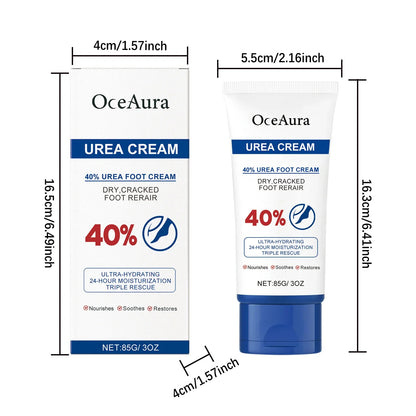 40% Urea Foot Cream Softening Dry Cracked Heels Deep Moisturizing Improve Roughness Remove Callus Exfoliation Foot Care Cream