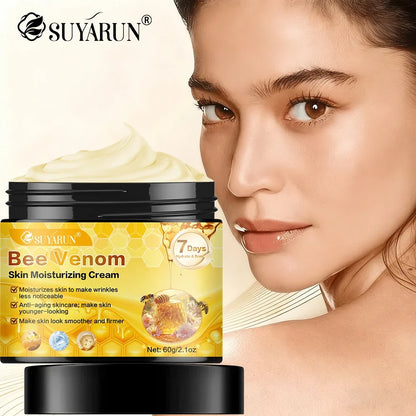 SUYARUN Bee Venom Moisturizing Cream Anti-Aging Face Care | Deep Hydration & Firming Natural Anti-Wrinkle Skincare for All Skin.