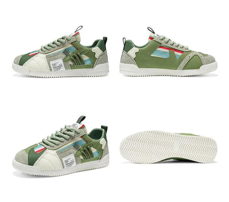 Large Size Men's White Sneakers Autumn Comfortable Non Slip Running Shoes Luxury Soft Sole Fashion Lace Up Outdoor Casual Shoes