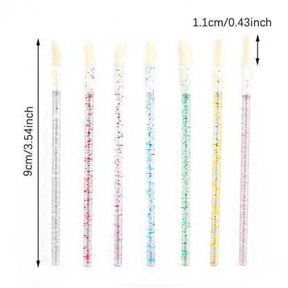 Lanjinglin 5/50 Pcs Lip Brush Reusable Makeup Brushes Lipstick Applicator Wands Eyelashes Extension Tool Beauty Accessories