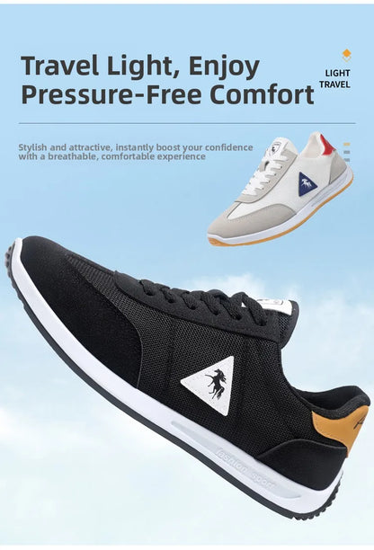 New 2026 Men's Casual Comfortable Breathable Sports Shoes Lightweight Anti-slip Wear-resistant Canvas Low-top round Toe Slip-On