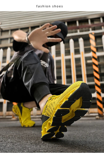 Casual Sneakers Mens Shock-absorb Running Shoes Lightweight Breathable Sports Shoes for Men 2026 New Trendy Gym Trainers for Man