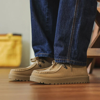 Men Thick Soled Sneakers Fashion Spring/Autumn Soft Board Shoes Personalized Trend Versatile Multi Functional Men Casual Shoes