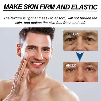 Retinol Face Cream for Men Firming Lifting Brightening Fade Fine Lines Anti Puffiness Moisturizing Nourishing Facial Skin Care