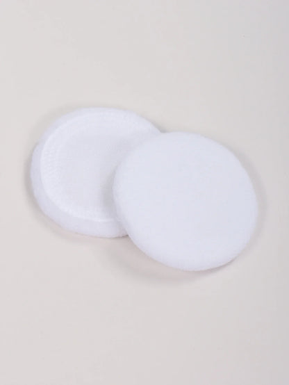 2-5-10-20Pcs Portable and Practical High-Grade White Round Powder Puff for Base and Fixing Makeup