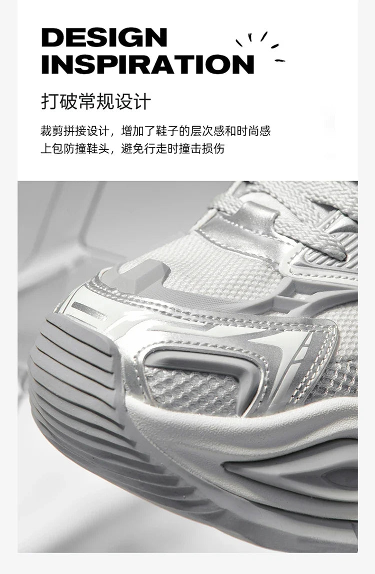 Men's Breathable Casual Sneakers Luxury Trainer Fashion Loafers Running Shoes - Comfortable Race Shoes for Male