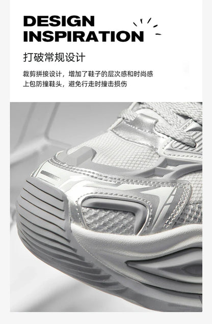 Men's Breathable Casual Sneakers Luxury Trainer Fashion Loafers Running Shoes - Comfortable Race Shoes for Male