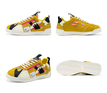 Large Size Men's White Sneakers Autumn Comfortable Non Slip Running Shoes Luxury Soft Sole Fashion Lace Up Outdoor Casual Shoes