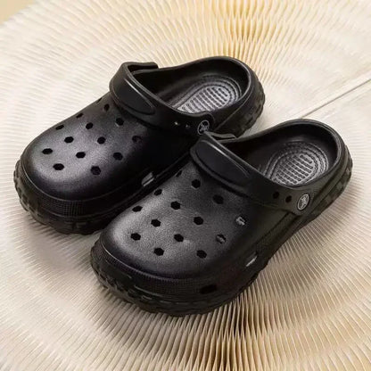 2026 Summer Hollow Out Closed Toe Non-slip Sandals Soft Bottom Sandals Men Lightweight Thick-soled Garden Shoes