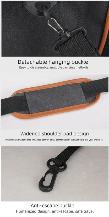 Dog Pet Carrier Bag Anti-Collapse Design Multiple Storage Pockets Cat Travel Handbag for Medium Cats, Puppy, Rabbits and Other S
