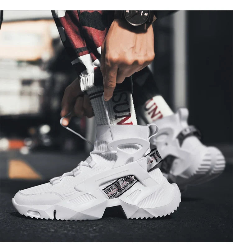 Men's Casual Sneakers Breathable Luxury Trainer Race Shoes Fashion Loafers Running Shoes for Male