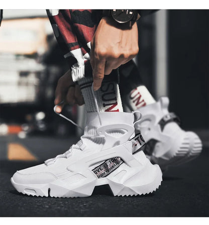 Men's Casual Sneakers Breathable Luxury Trainer Race Shoes Fashion Loafers Running Shoes for Male