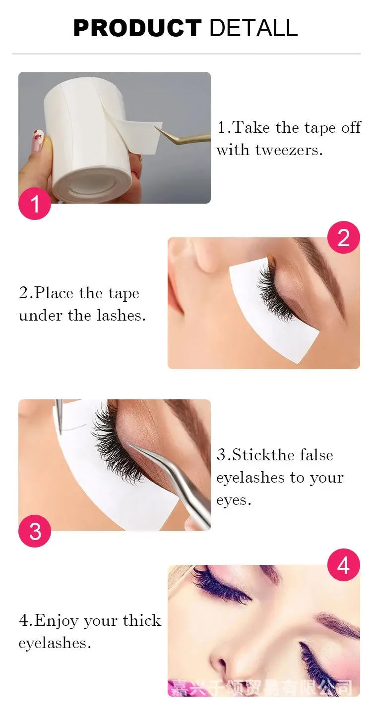 110Pcs Micro Foam Eyepad Painless Lash Supplies PE Foam Eye Patch Easy Remove Tape Makeup Stickers Under Eyelash Pad Patch