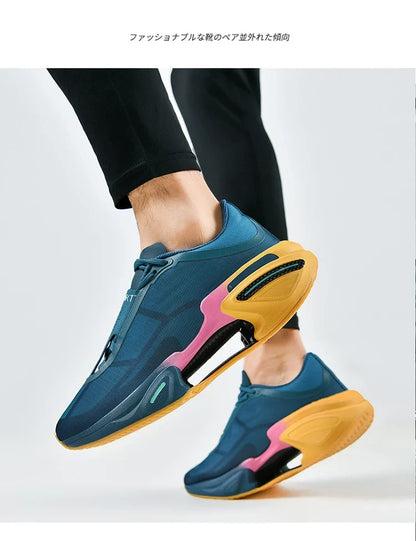 Men's Breathable Casual Sneakers Luxury Trainer Fashion Loafers Comfortable Wear and Relaxed Life Running Shoes for Male