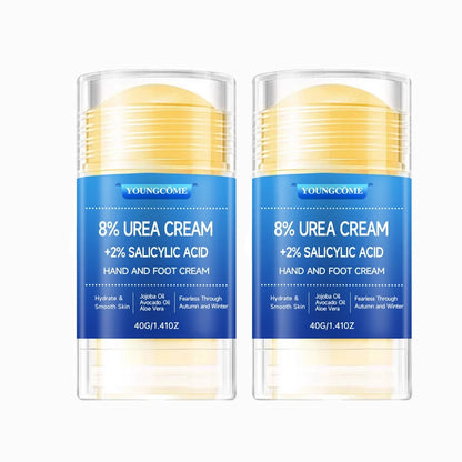 8% Yoicream Foot Plus 2% Salicylic Acid Foot Cream and Hand Cream Maximum Strength Hyaluronic Acid, Tea Tree Included