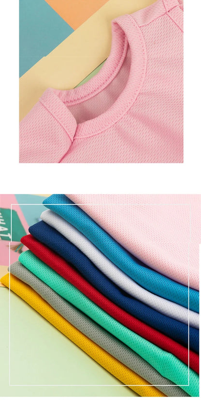 Solid Red Yellow Pet Cat Vest for Small Dogs French Bulldog Puppy Summer Clothes Breathable T shirt Unisex York Dog Pet Products