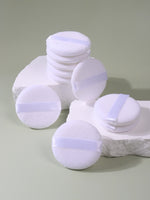 2-5-10-20Pcs Portable and Practical High-Grade White Round Powder Puff for Base and Fixing Makeup