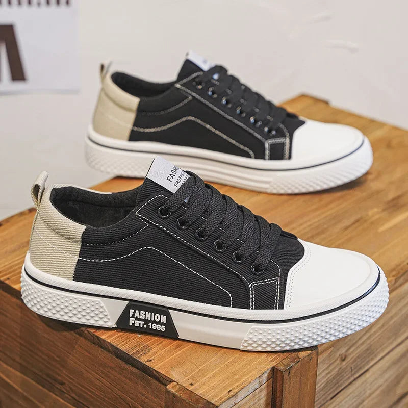 2026 New Summer Men's Breathable Versatile Skateboarding Shoes Men's Soft Bottom Casual Sports Trend Fashion Canvas Shoes 48size
