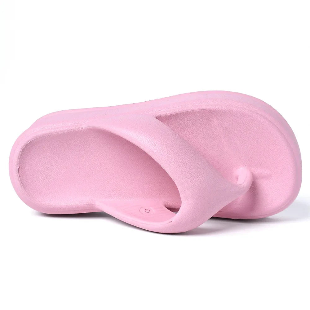 Comwarm New Thick Flip-flops Women Fashion Platform Sandals Outdoor Women Beach Slipper Home Comfort Women's Summer Sandals 2024