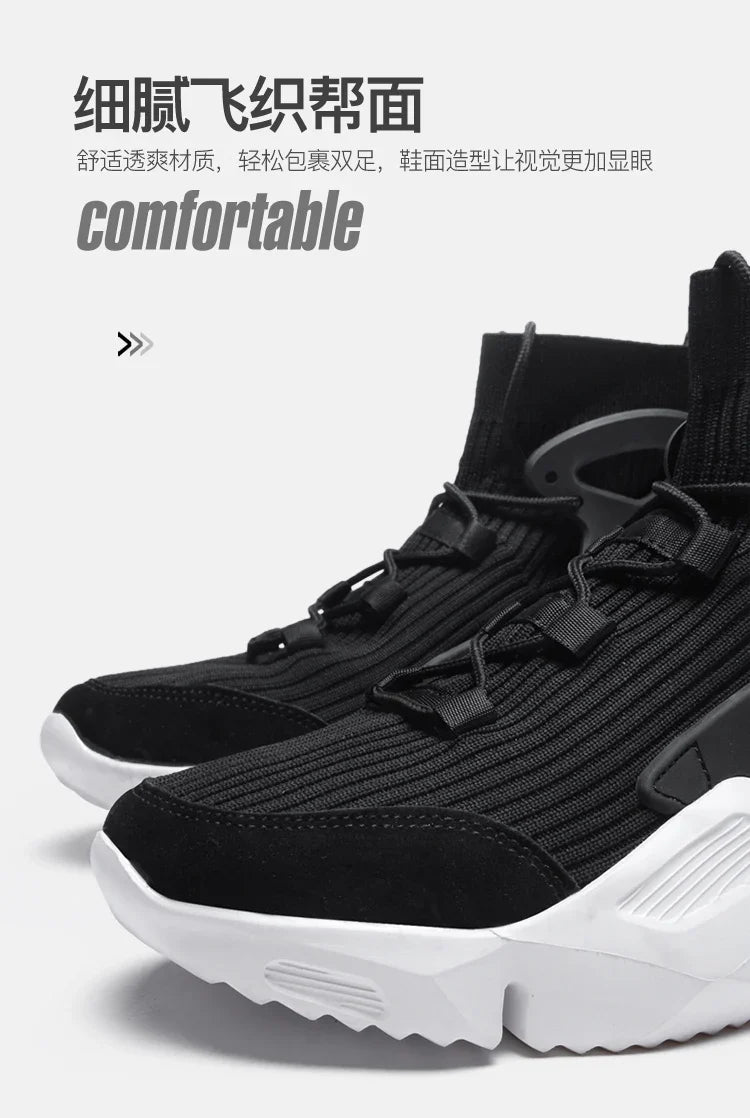 Men's Casual Sneakers Breathable Luxury Trainer Race Shoes Fashion Loafers Running Shoes for Male