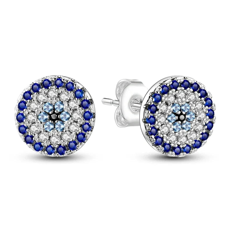 Original 925 Sterling Silver Colorful Cute Animal Pet Stud Earrings For Women Collocation For Girlfriend Birthday Gift