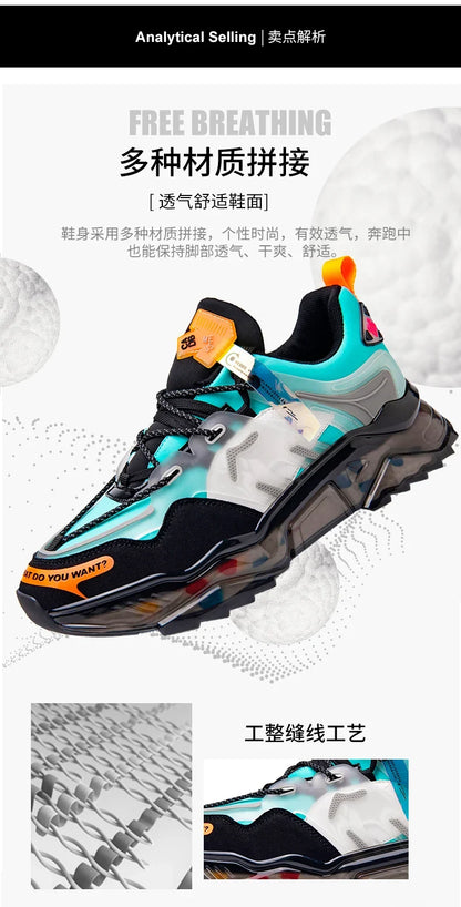 Luxury Men's Breathable Running Sneakers Casual Trainer Fashion Loafers Race Tenis Shoes for Male