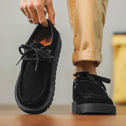 Men Thick Soled Sneakers Fashion Spring/Autumn Soft Board Shoes Personalized Trend Versatile Multi Functional Men Casual Shoes