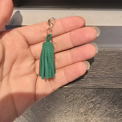 1Pcs Autumn Winter Maillard Tassel Pendant Shoe Charms Leather Flower Shoelace Buckle Sports Shoe Decoration Accessory Buckle