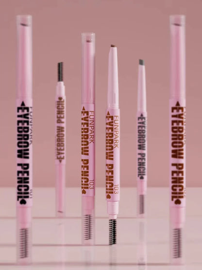 2 in1 Eyebrow pencil professional Cosmetics makeup for women 5 Colors Waterproof Eyebrow Tattoo brush Long Lasting eyebrow pen