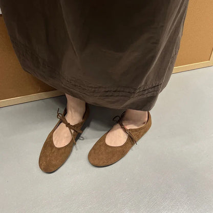 Fashion Butterfly-Knot  Women Flats With Shoes Casual Female Soft Footwear Round Toe Ladies Flats Slip On Shoes