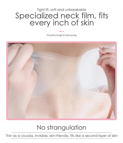 10pcs Goat Milk Neck Mask Collagen Firming Hydrating Crystal Neck Masks Skincare Nourishing Brightening Beauty Necks Skin Care