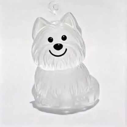 Transparent Dog Hair Storage Pendant Dog Hair Collector Keychain Pet Hair Memorial Bottle for Pet Lovers DIY Memorial Keychain