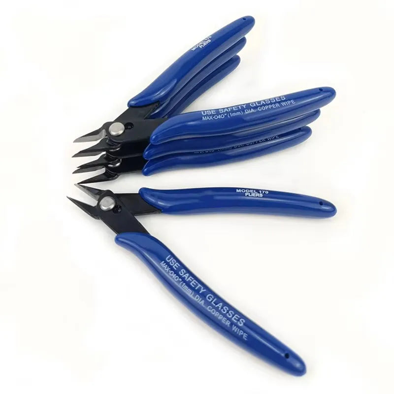 Bomurphy Diagonal Pliers Carbon Steel Pliers Electrical Wire Cable Cutters , Wire Snips for Electronics Soft Copper Jewelry